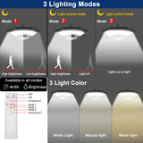 Carvallo | 228 LED Soltaklampa | 360° Ljusvinkel | Med fjärrkontroll & rörelsesensor | 4400mAh batteri Carvallo