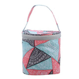 Carvallo Garn-väska | Cylindrisk ullpåse i polyester | Kompakt & Bärbar | För virknings- & sticktillbehör Carvallo