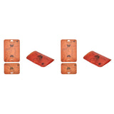 Carvallo Fällbart Utomhus-Service | Ultralätt & Återanvändbar | Livsmedelsäker & Platsbesparande | För Camping, Vandringsleder & Picknick Carvallo