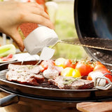 Carvallo Kryddburk | Utomhus BBQ Ströare | Kompakt & Bruchsäker | För Camping, Picknick & Grillkvällar Carvallo