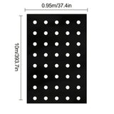 Carvallo Ogräsduk | Svart mulchfolie | Växtskydd & avkastningsökning | Ideal för växthus Carvallo