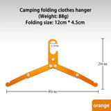Carvallo Fällbar Utomhus-Klädhängare i Aluminium | Ultralätt & Halkfri | Kompakt för Camping, Resor & Vandrare | Bärbar Torkhängare Carvallo