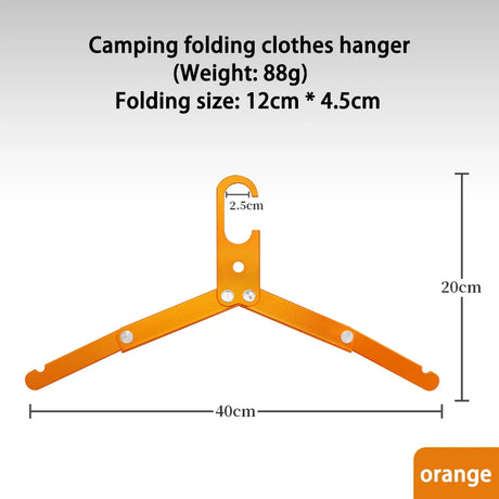 Carvallo Fällbar Utomhus-Klädhängare i Aluminium | Ultralätt & Halkfri | Kompakt för Camping, Resor & Vandrare | Bärbar Torkhängare Carvallo