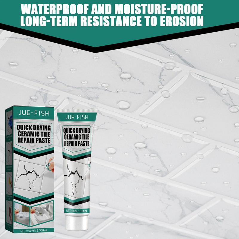 Carvallo Plattrepareringpasta | För keramik, porslin & marmor | 100 ml | Snabb, Stark & Mångsidig Carvallo