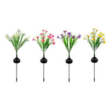 Carvallo Solar Trädgårdslampa Tusensköna | Vattentät LED Blomlampa för Utomhusbruk | Automatisk Deko-Solarlampa för Trädgård & Balkong Carvallo