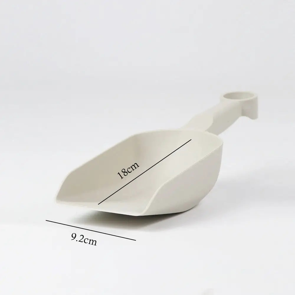 Carvallo SoilScoop trädgårdsskovel i plast | Ergonomiskt handtag & förstärkt skovelområde | Platsbesparande & lätt | För jord, sand & gödsel Carvallo