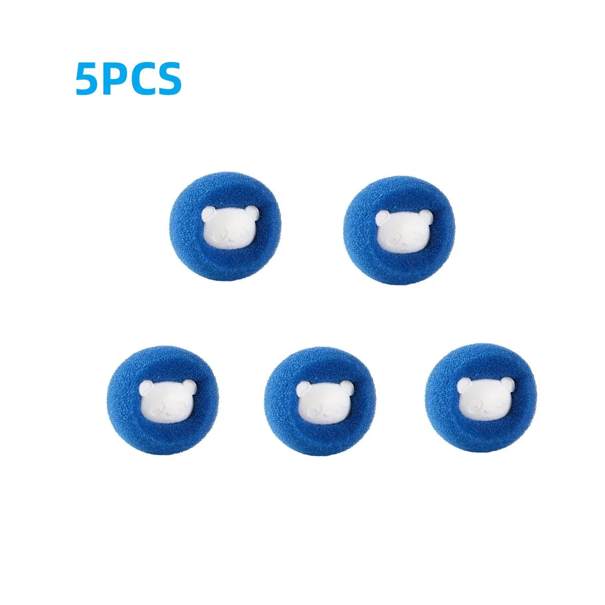 Carvallo Rengöringsbollar | 5-pack Djurhårborttagare | För tvättmaskin & torktumlare | Återanvändbar & Bärbar Carvallo