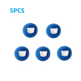 Carvallo Rengöringsbollar | 5-pack Djurhårborttagare | För tvättmaskin & torktumlare | Återanvändbar & Bärbar Carvallo