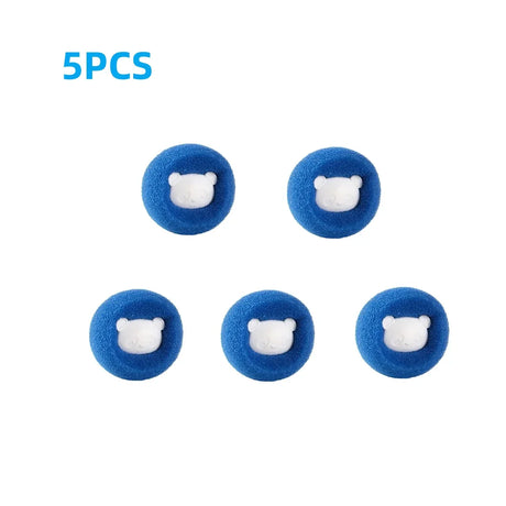 Carvallo Rengöringsbollar | 5-pack Djurhårborttagare | För tvättmaskin & torktumlare | Återanvändbar & Bärbar Carvallo