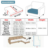 Tjock Jacquard Stretch Soffkuddfodral – Rutschtålig och Stänkresistent Carvallo