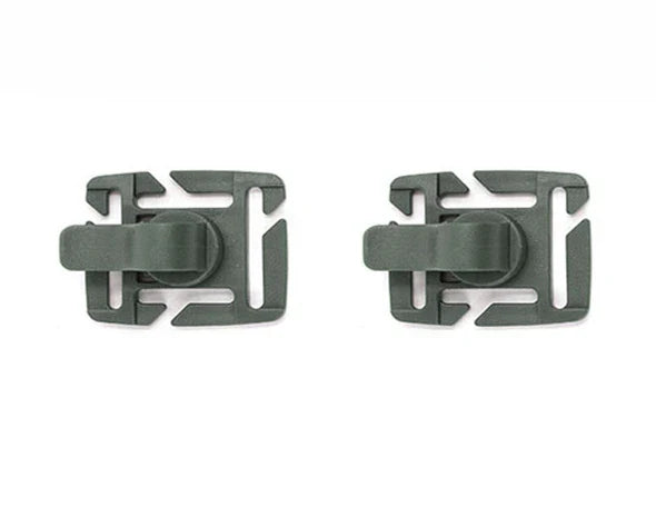 Carvallo Schlauchhalter Clip för dryckessystem | 360° roterbar | MOLLE-kompatibel | För ryggsäck, utomhus & camping | Lätt & Robust Carvallo