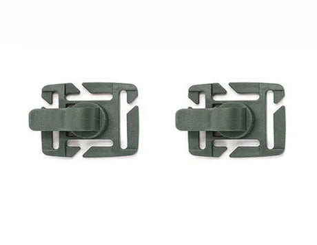 Carvallo Schlauchhalter Clip för dryckessystem | 360° roterbar | MOLLE-kompatibel | För ryggsäck, utomhus & camping | Lätt & Robust Carvallo