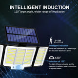 Carvallo-Vägglampa LumoGuard 318LED | Rörelsesensor & 3 Ljusstyrkor | IP65 Vattentålig för Trädgård, Terrass & Staket Carvallo