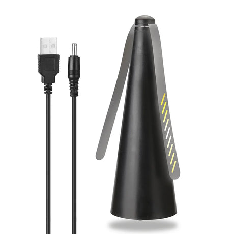 Carvallo Naturguard Fluginsektsbekämpning Bordsfläkt | 360° roterande insektsförsvar fläkt | Tyst & Säkert | För utomhus, camping, picknick Carvallo