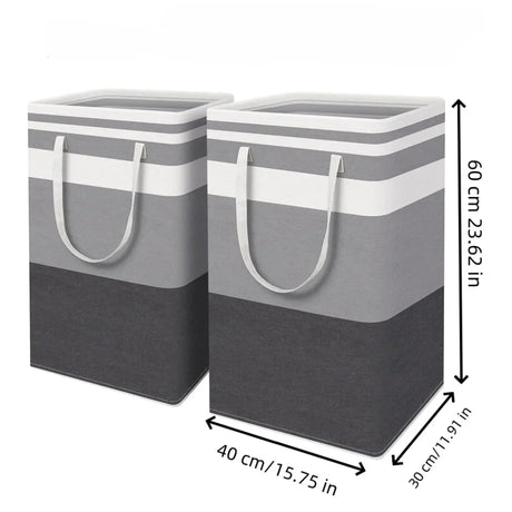 Bärbar tvättkorg – Vattentät och bärbar | Idealisk för sovrum och tvättstugor Carvallo