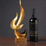 Eternal Ornament Sculpture | Abstract Resin Art | 15.3" Modern Dekor Carvallo