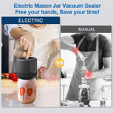 Premium Elektrisk Mason Jar Vakuumförseglare Kit Carvallo