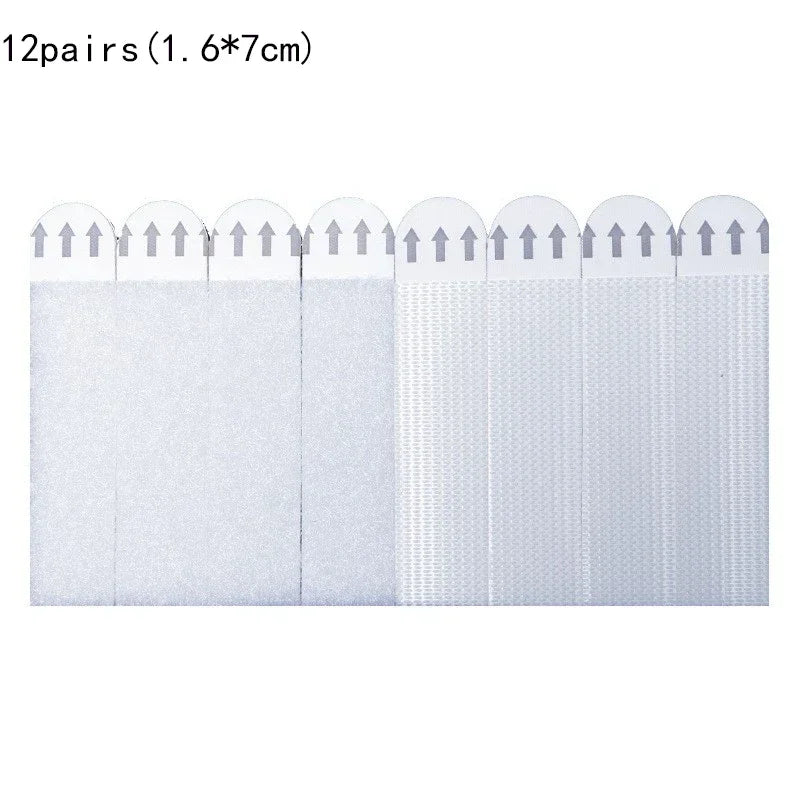 Carvallo Klebestreifen FIXNOVA EasyMount | 12 par | Restfri & verktygsfri | För ramverk, speglar & dekoration Carvallo