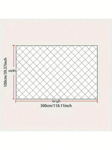 Carvallo Ranknetz Färggart Klatternät för Växter | Robust Trädgårdsnät för Ärtor & Bönor | Dekor- & Klätterhjälp | Väderbeständig Carvallo