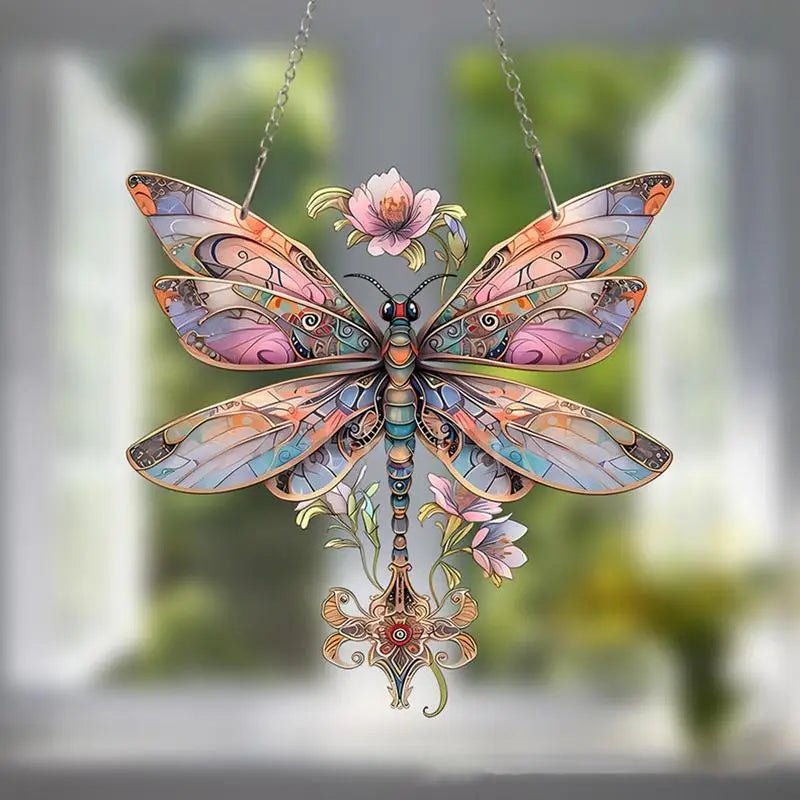 Carvallo Akryl Fjärilsdekoration | 2D Vägg- & Fönstersmycking | Väderbeständig | 15 × 15 cm Carvallo