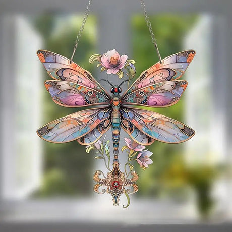 Carvallo Akryl Fjärilsdekoration | 2D Vägg- & Fönstersmycking | Väderbeständig | 15 × 15 cm Carvallo