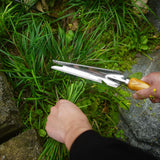 Carvallo Handspade | Rostfritt stål & bokträ | Ogräsrensning, plantering & omplantering Carvallo