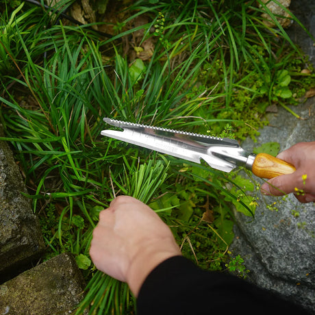 Carvallo Handspade | Rostfritt stål & bokträ | Ogräsrensning, plantering & omplantering Carvallo
