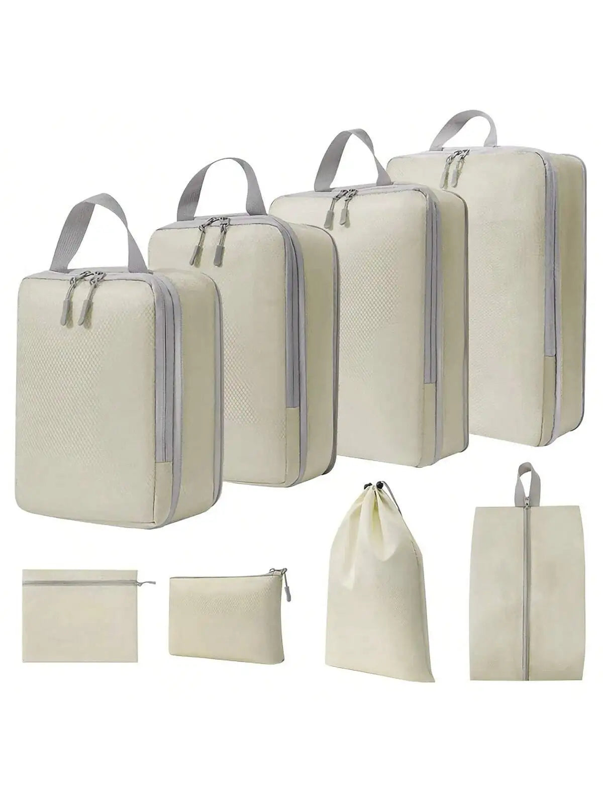 Carvallo-förvaringsväska PackEase | Kompakt & Mångsidig | För Kläder, Skor & Kosmetik | Platsbesparande & Robust Carvallo