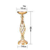 Elegant Guldig Bordsljusstake – Luksuriös Ljussticks för Hem- & Eventdekoration Carvallo