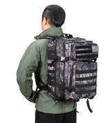 Ryggsäck Camo Tactical 45L Militärryggsäck Carvallo