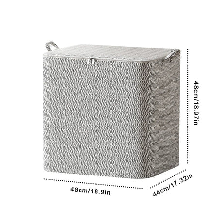 Carvallo VarioFold | Dammtätig & med fönster | Stor kapacitet | Textilförvaringsbox Carvallo