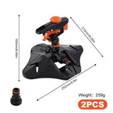 Carvallo Trädgårdssprinkler HydroSpin 360 | 12 m Räckvidd | 360° Rotationsfunktion | För Gräs, Trädgård & Jordbruk | 21 × 25,2 × 16,5 cm Carvallo