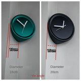 SilentCorner - Stilla Väggklocka utan Borra för Hörn i Hemmet Carvallo