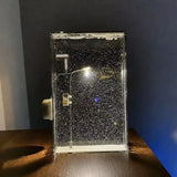 RoyaleGlow Snöig Nattlampa – Mysig Vinter Wonderland Skrivbordslampa Carvallo