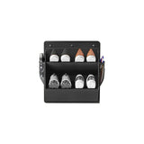 Carvallo Hängande Skohängare med Klisterremsa | Djupa Hyllor & Rostfritt Stålram | Platsbesparande Förvaring för Dörr, Camper & Skåp – 46,5×42,9×16,5 cm Carvallo