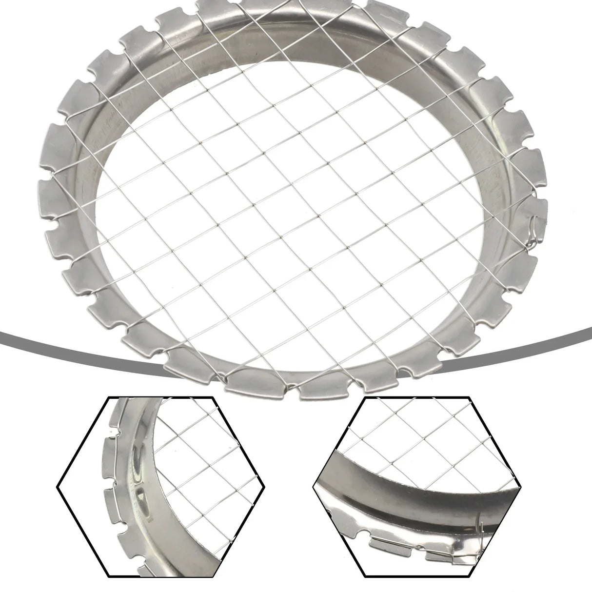 Carvallo SliceCube | För skivor & tärningar | Rostfritt stål-tråd | Ideal för ägg, ost, frukt & grönsaker Carvallo