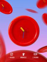 EpeiusHome - Memphis Väggklocka för Stilsäkra Interiörer Carvallo