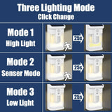 Carvallo Solar Vägglampa med Rörelsesensor | 3 Ljuslägen | IP65 Vattentålig | Varmt Flammigt Ljus för Trädgård & Gårdsplan Carvallo
