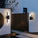 Spivey - Modern svart LED rörelsesensor utomhusbelysning Carvallo