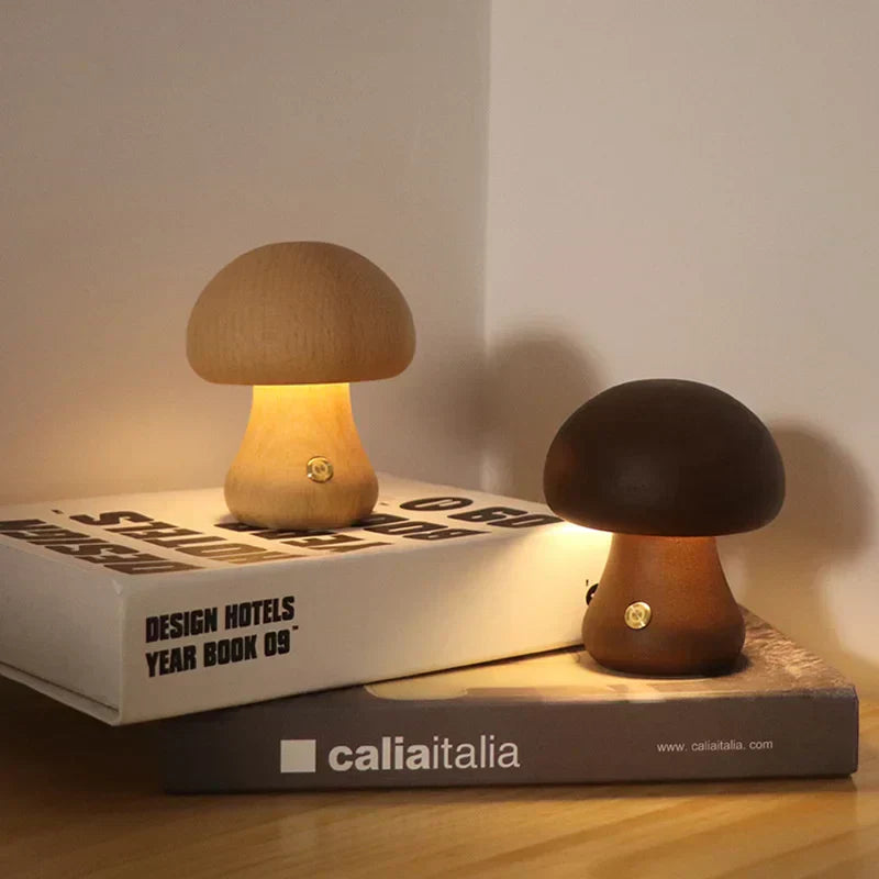 GlowMush Touch Lamp: Mjuk Ljus Dekorativ LED Bordslampa för Sovrum & Barnrum Atmosfär Carvallo