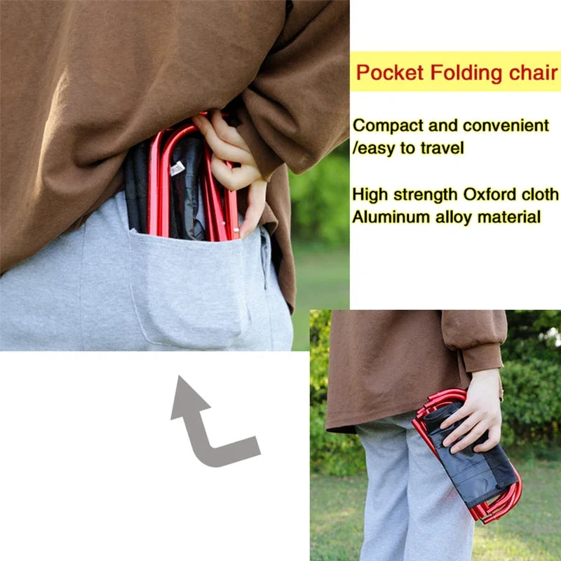 Carvallo Campinghocker TrekSit | Ultraluftig & Robust | Aluminium | För Camping, Fiske & Utomhus Carvallo