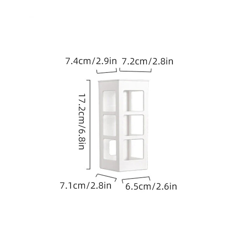 Carvallo Pro Värmehållare för Hårfön | Badrumsorganisation med Förvaringsfack | Platsbesparande Hårfönshållare & Stylingsstation Carvallo