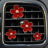 Carvallo Doftklipp | Blomdoftspray för bilen | 4-pack | Dekorativ aromaterapi för ventilationsspringor Carvallo
