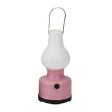 Carvallo CampLight | Bärbar utomhuslampa | 2 ljuslägen & vattentålig | För tält, vandring & trädgård – Grön/Rosa Carvallo