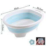 Lavinaé Fällbar Tvättskål med integrerat tvättbräda | Platsbesparande tvättbalja för handtvätt | För underkläder, strumpor och babykläder Carvallo