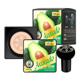 Carvallo Cream Cushion Set Luméa Glow | Med Mushroom-applikator | 4-delad i presentlåda | Foundation & Concealer i ett Carvallo