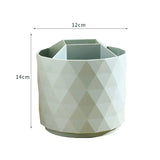 Carvallo Make-up Organizer med vridfunktion | 360° roterande förvaringsbehållare | 5 fack | Rosa diamantdesign Carvallo