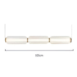 ArticaGlow Light - Lyxig Amerikansk LED-taklampa Carvallo