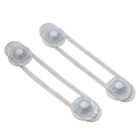 Carvallo Kids Barnsäkerhetsset | 5× säkerhetslås transparent | För lådor, kylskåp & skåpdörrar | 16,5 × 3,5 cm Carvallo