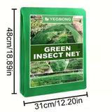 Carvallo Premium Skyddsnät | Finmaskigt mot insekter och fåglar | 2,5 × 5 m Täckt för frukter, grönsaker och växter – Vit Carvallo